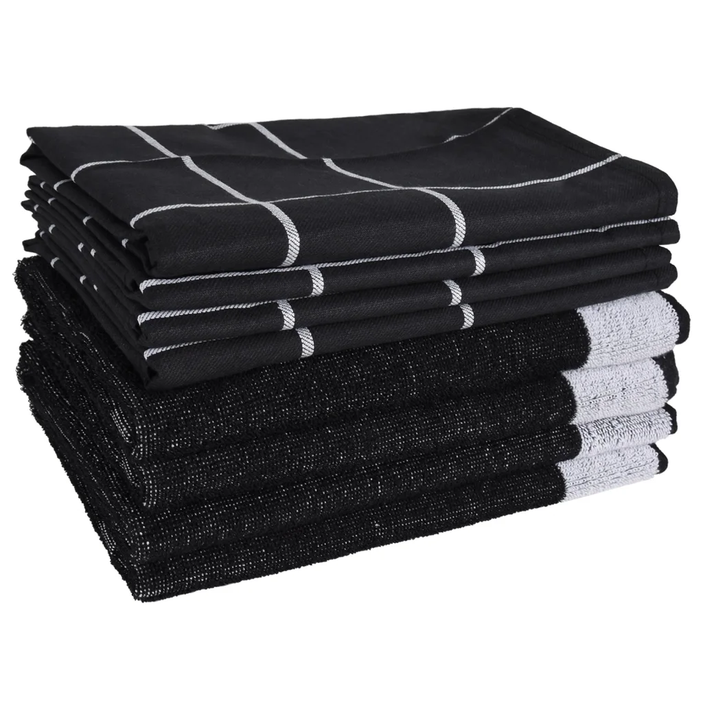 Conjunto de panos de cozinha 12 pcs algodão