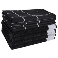 Conjunto de panos de cozinha 12 pcs algodão