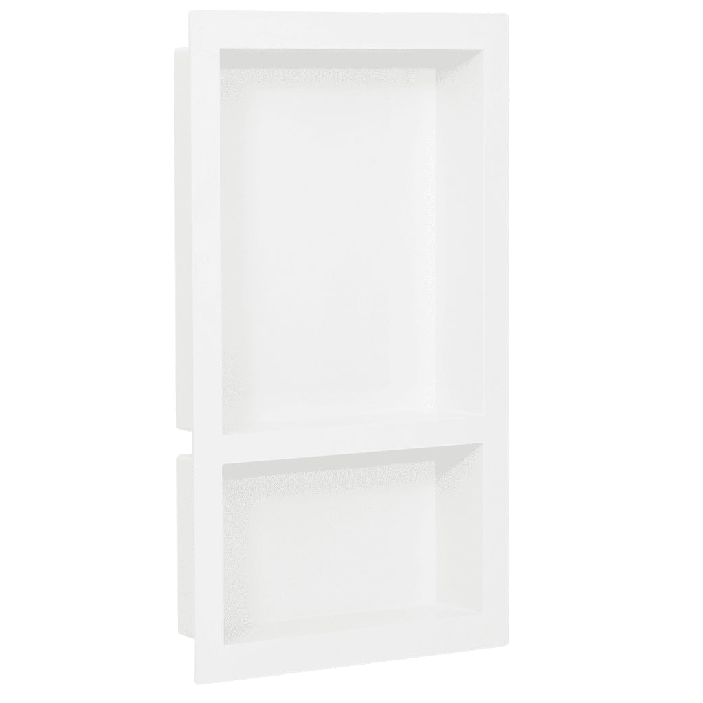 Habitáculo chuveiro c/ 2 compartim. 41x69x9 cm branco brilhante