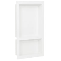 Habitáculo chuveiro c/ 2 compartim. 41x69x9 cm branco brilhante