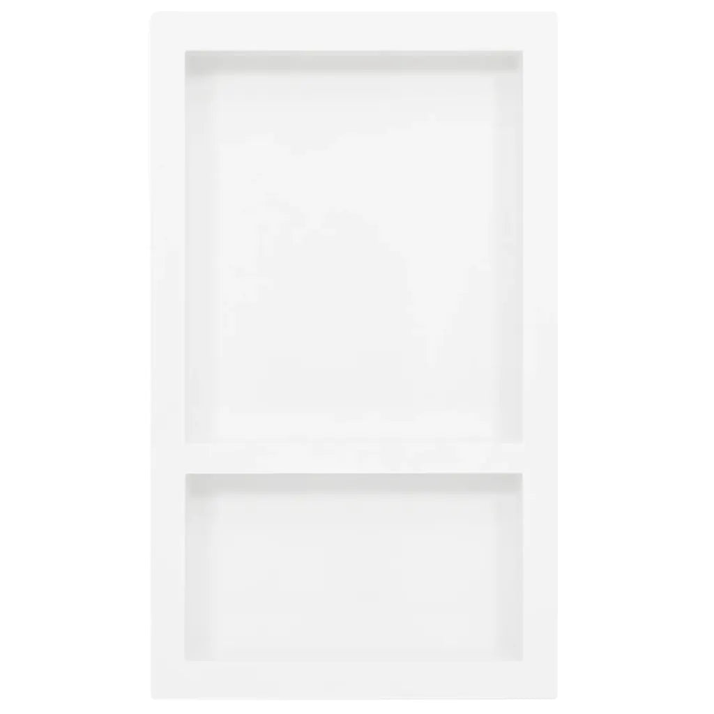 Habitáculo chuveiro c/ 2 compartim. 41x69x9 cm branco brilhante