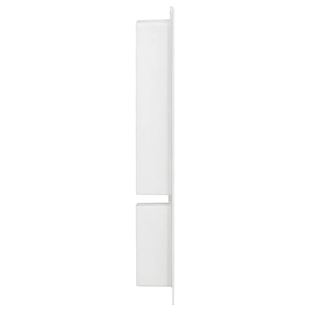 Habitáculo chuveiro c/ 2 compartim. 41x69x9 cm branco brilhante