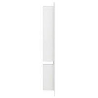 Habitáculo chuveiro c/ 2 compartim. 41x69x9 cm branco brilhante