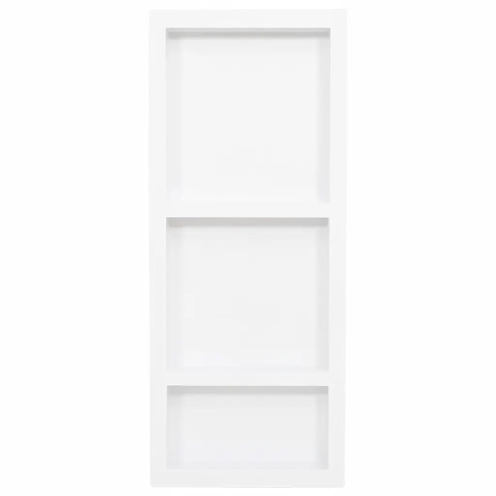 Habitáculo chuveiro c/ 3 compartim. 41x99x9 cm branco brilhante