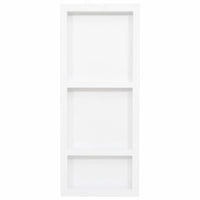 Habitáculo chuveiro c/ 3 compartim. 41x99x9 cm branco brilhante