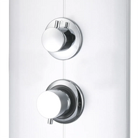 Coluna de duche 25x43x110 cm prateado