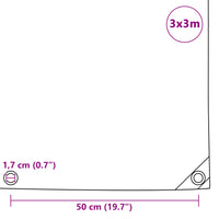 Lona 650 g/m² 3x3 m