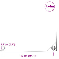 Lona 650 g/m² 4x4 m