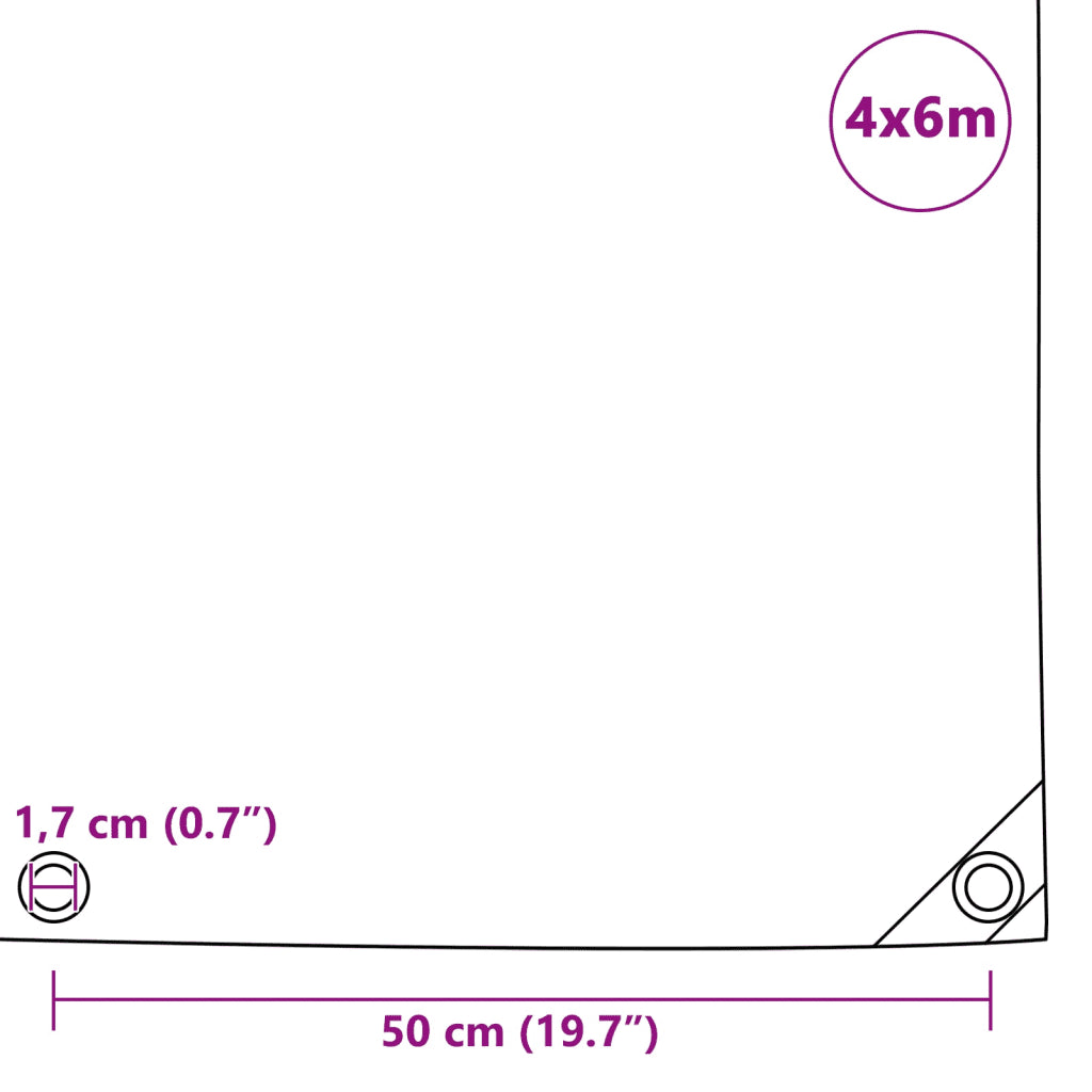 Lona 650 g/m² 4x6 m