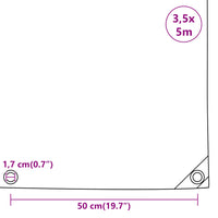 Lona 650 g/m² 3,5x5 m
