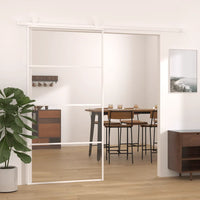 Porta deslizante em vidro ESG e alumínio 102,5x205 cm