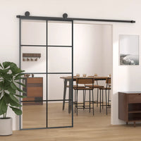 Porta deslizante 102,5x205 cm vidro ESG e alumínio
