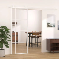 Porta deslizante em vidro ESG e alumínio 76x205 cm