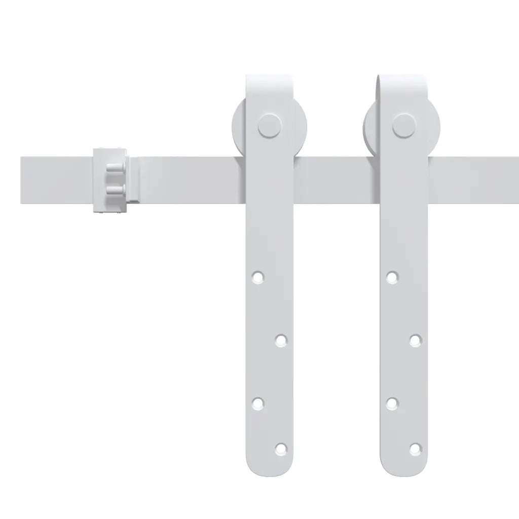 Mini kit para armário deslizante aço carbono  branco