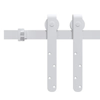 Mini kit para armário deslizante aço carbono  branco