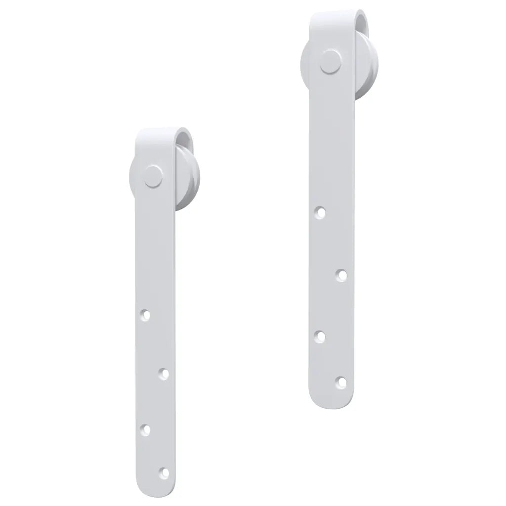 Mini kit para armário deslizante aço carbono  branco