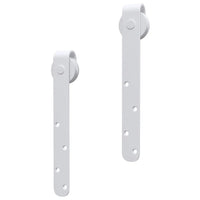 Mini kit para armário deslizante aço carbono  branco