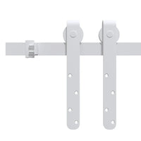 Mini kit para armário deslizante aço carbono  branco