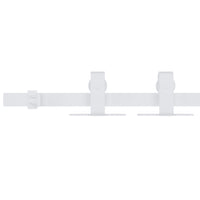 Mini kit para armário deslizante aço carbono  branco