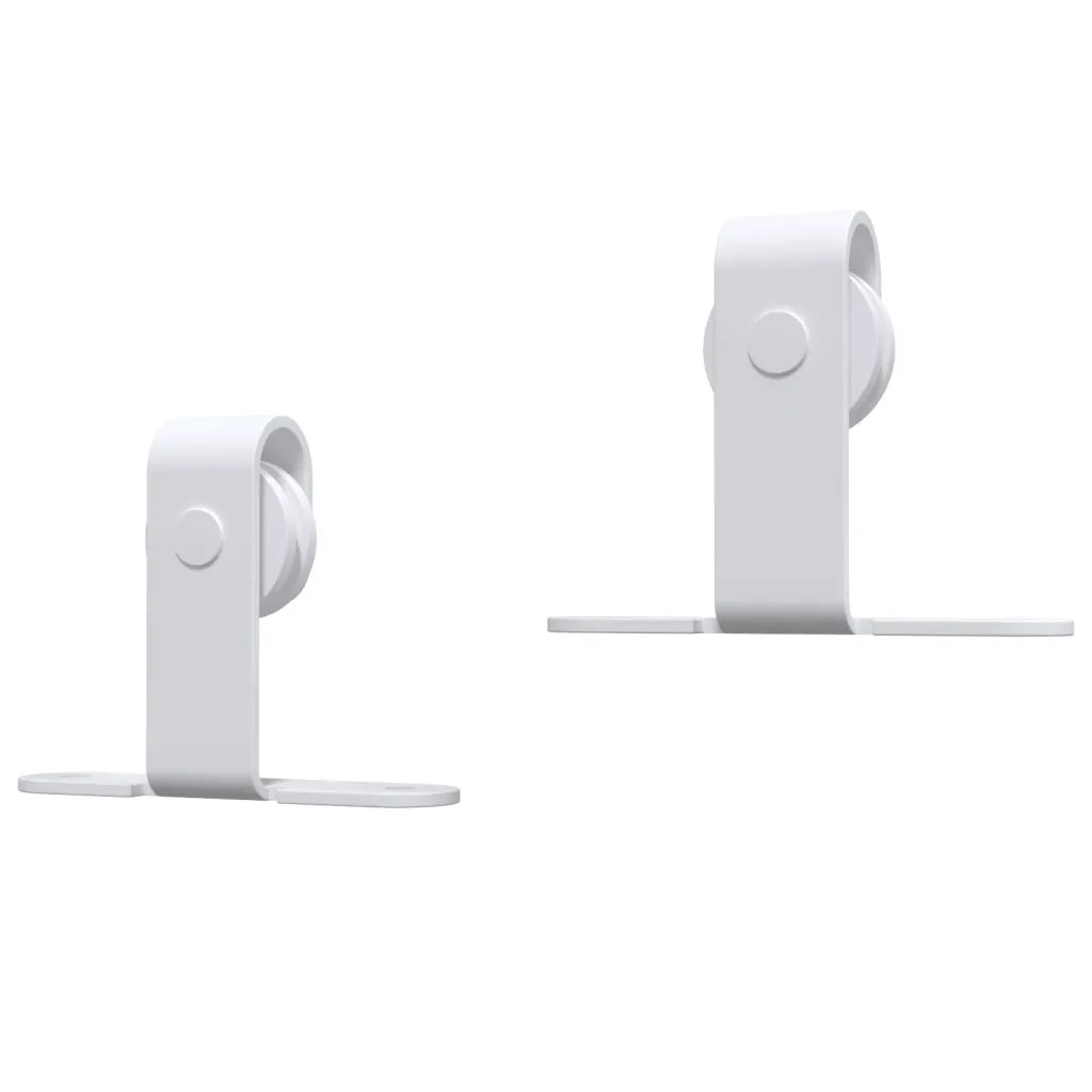 Mini kit para armário deslizante aço carbono  branco