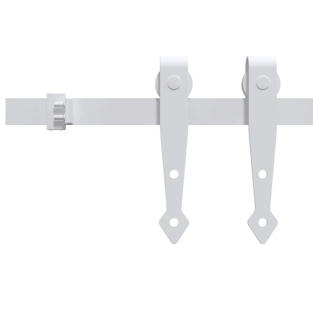 Mini kit para armário deslizante aço carbono  branco