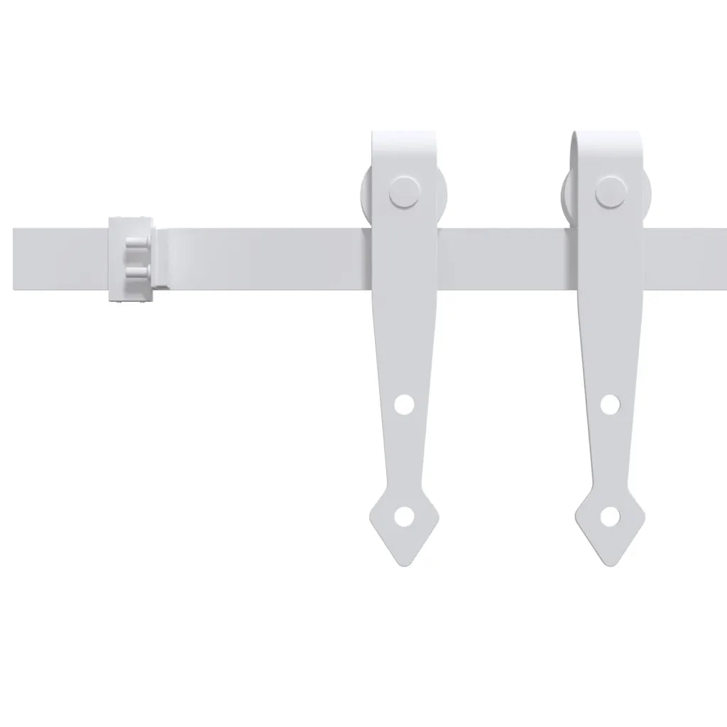 Mini kit para armário deslizante aço carbono  branco