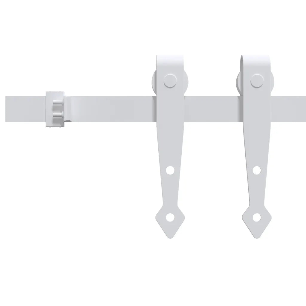Mini kit para armário deslizante aço carbono  branco