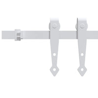 Mini kit para armário deslizante aço carbono  branco