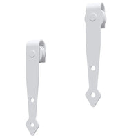 Mini kit para armário deslizante aço carbono  branco