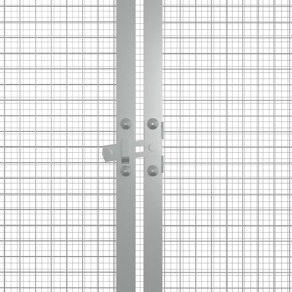 vidaXL Galinheiro 200x91x100 cm aço galvanizado antracite