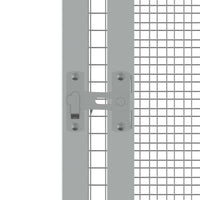vidaXL Gaiola p/ pássaros 111x107x211,5 cm aço galvanizado antracite