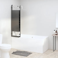 Divisória de chuveiro dobrável 3 painéis 130x130 cm ESG