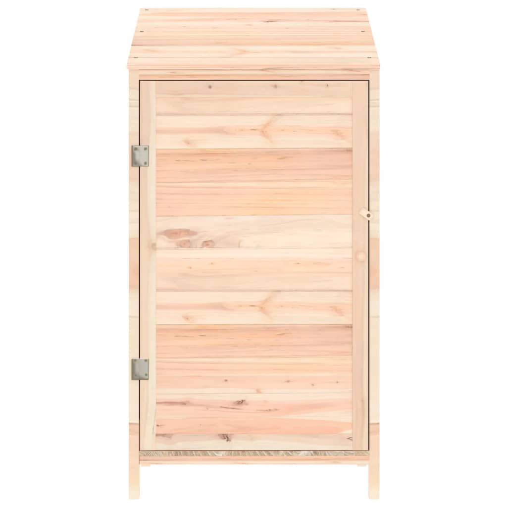 vidaXL Abrigo de jardim 55x52x112 cm madeira de abeto maciça