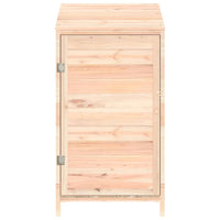 vidaXL Abrigo de jardim 55x52x112 cm madeira de abeto maciça