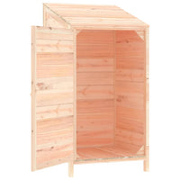 vidaXL Abrigo de jardim 55x52x112 cm madeira de abeto maciça