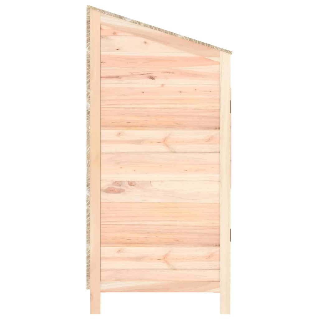 vidaXL Abrigo de jardim 55x52x112 cm madeira de abeto maciça