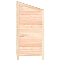 vidaXL Abrigo de jardim 55x52x112 cm madeira de abeto maciça
