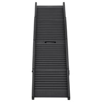 Rampa dobrável para cães 153x40x12,5 cm plástico
