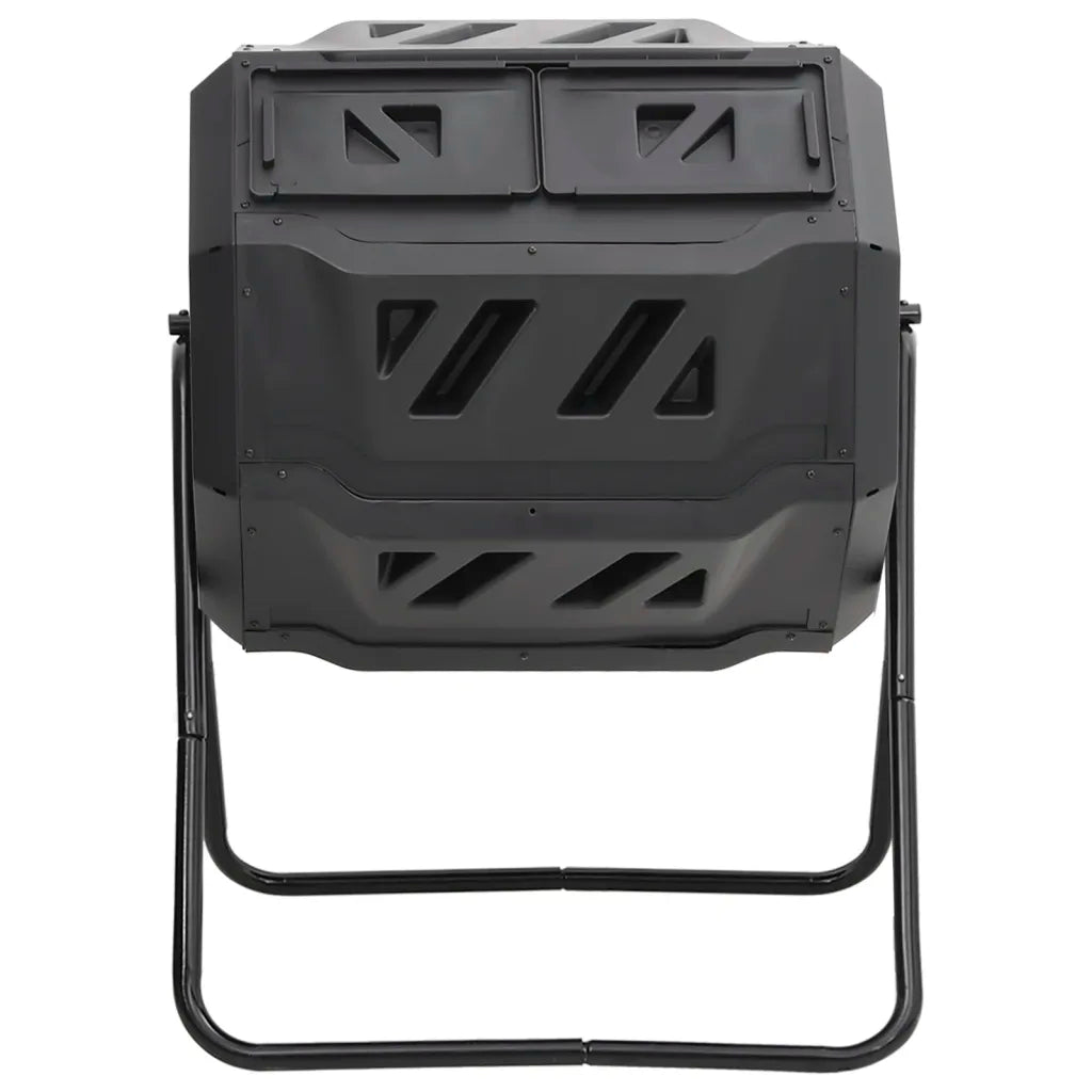 Caixote de compostagem para jardim 73x64x95 cm 160 L