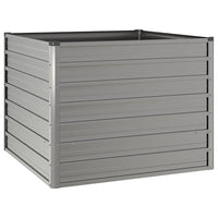 vidaXL Canteiro de jardim 100x100x77 cm aço corten cor enferrujado
