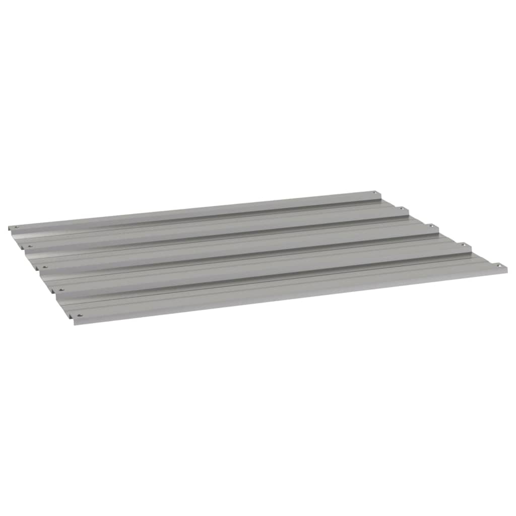vidaXL Painel de telhado 12 pcs 60x44 cm aço corten cor enferrujado