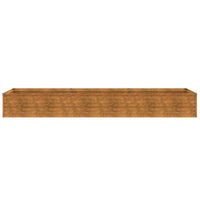 Canteiro elevado de jardim 291x50x36 cm Aço Corten