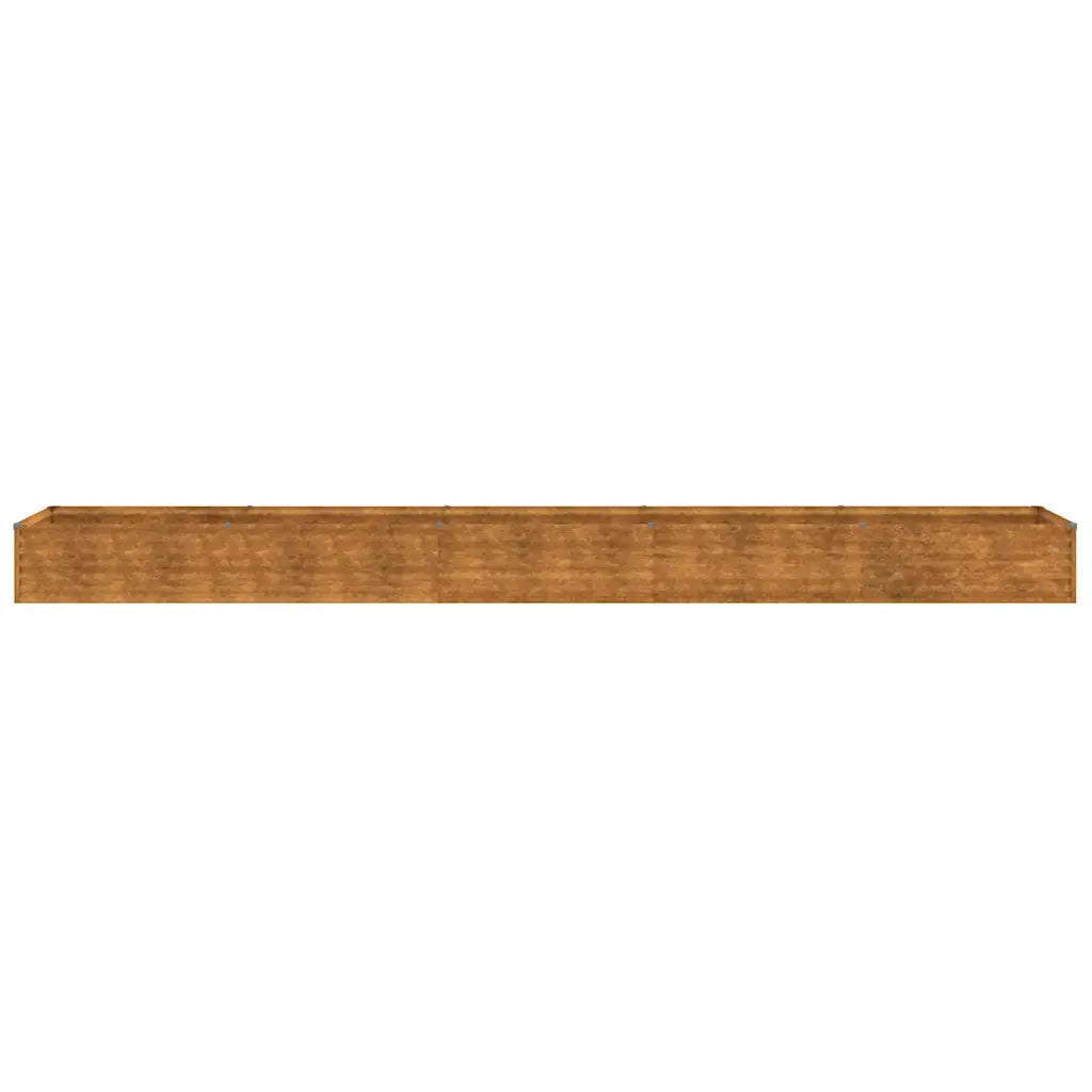 Canteiro elevado de jardim 482x50x36 cm Aço Corten