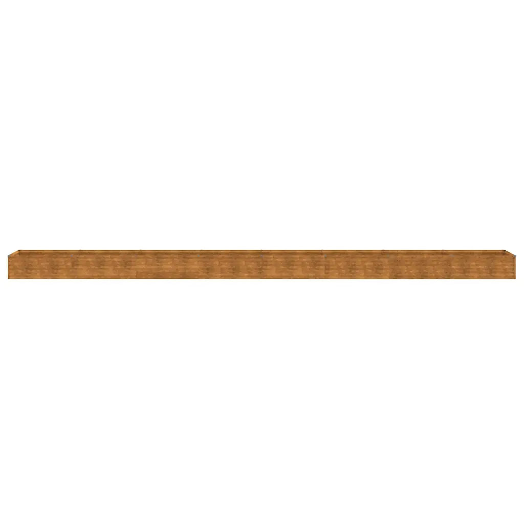 Canteiro elevado de jardim 770x50x36 cm aço corten