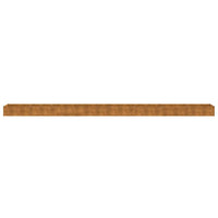 Canteiro elevado de jardim 770x50x36 cm aço corten