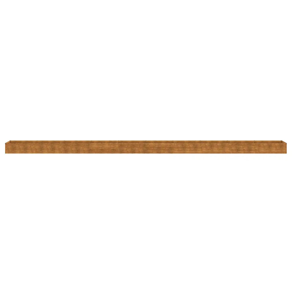 Canteiro elevado de jardim 960x50x36 cm aço corten