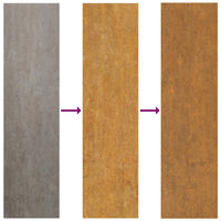 Canteiro elevado de jardim 960x50x36 cm aço corten
