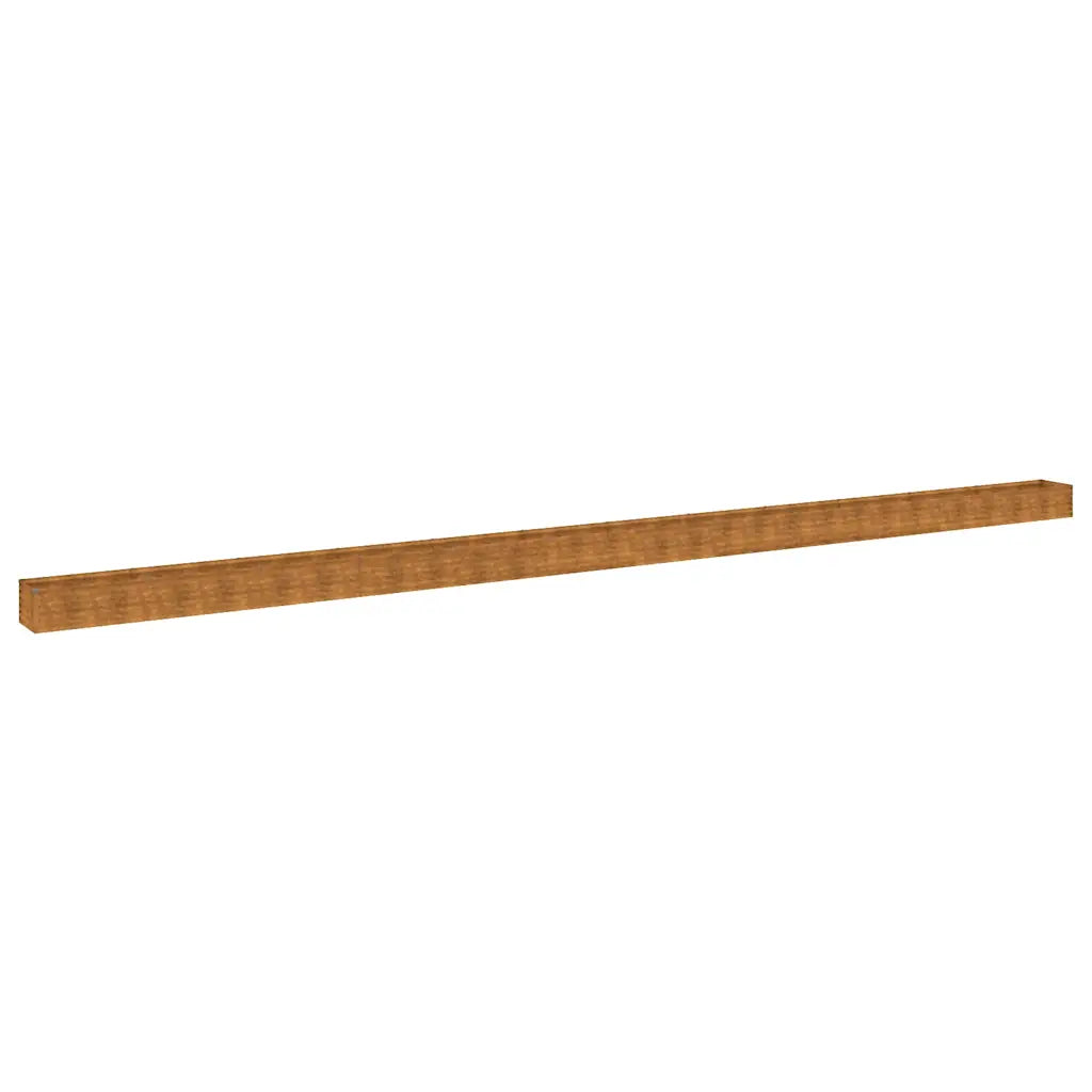 Canteiro elevado de jardim 1152x50x36 cm aço corten