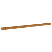 Canteiro elevado de jardim 1152x50x36 cm aço corten
