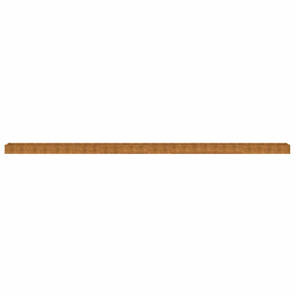 Canteiro elevado de jardim 1152x50x36 cm aço corten